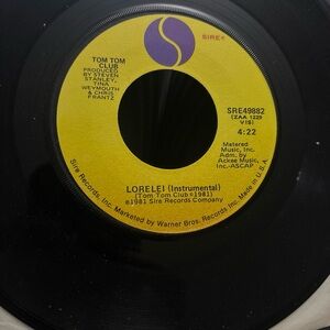 Tom Tom Club "Lorelei" 45 RPM Vinyl Single - Genius of Love